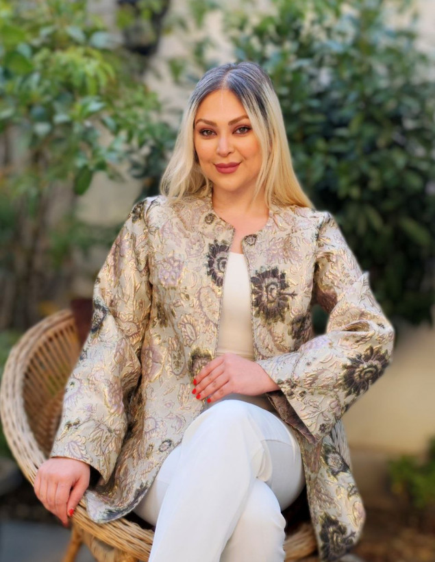کت مزونی ومجلسی ژاکارد برجسته ترک 🤩
