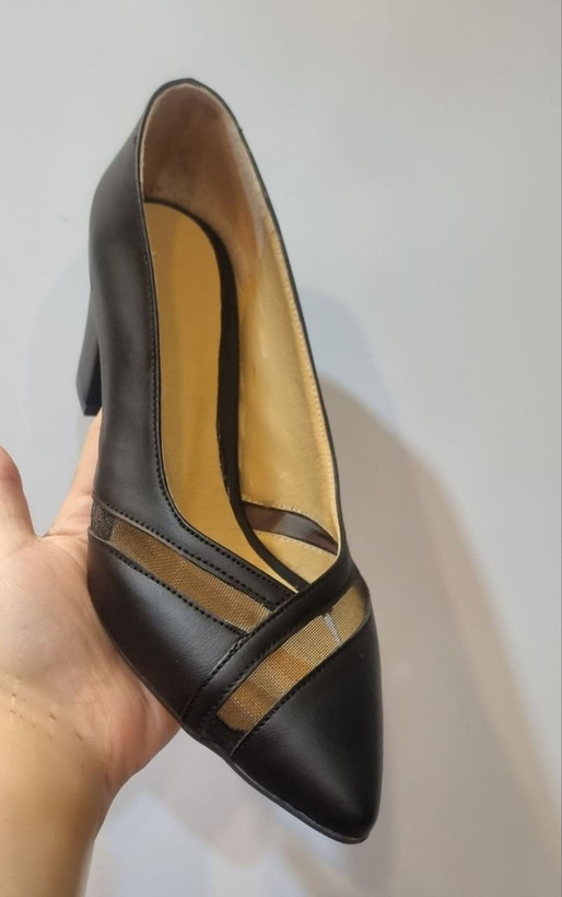 کفش مجلسی پاشنه 5 سانتی لاکچری و خاص تور دار