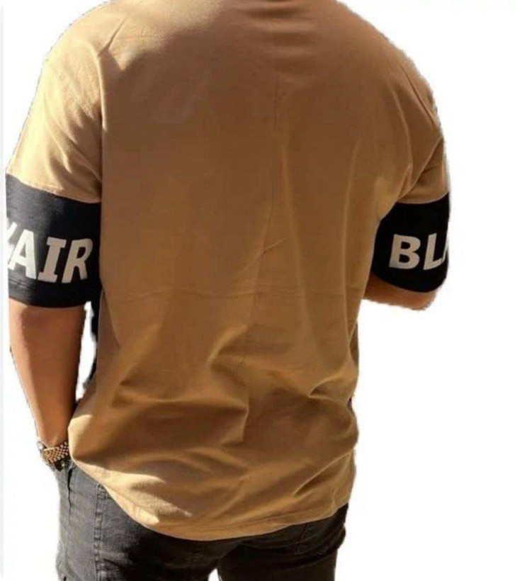 تیشرت نیم زیپ سوپر پنبه طرح BLACkAIR