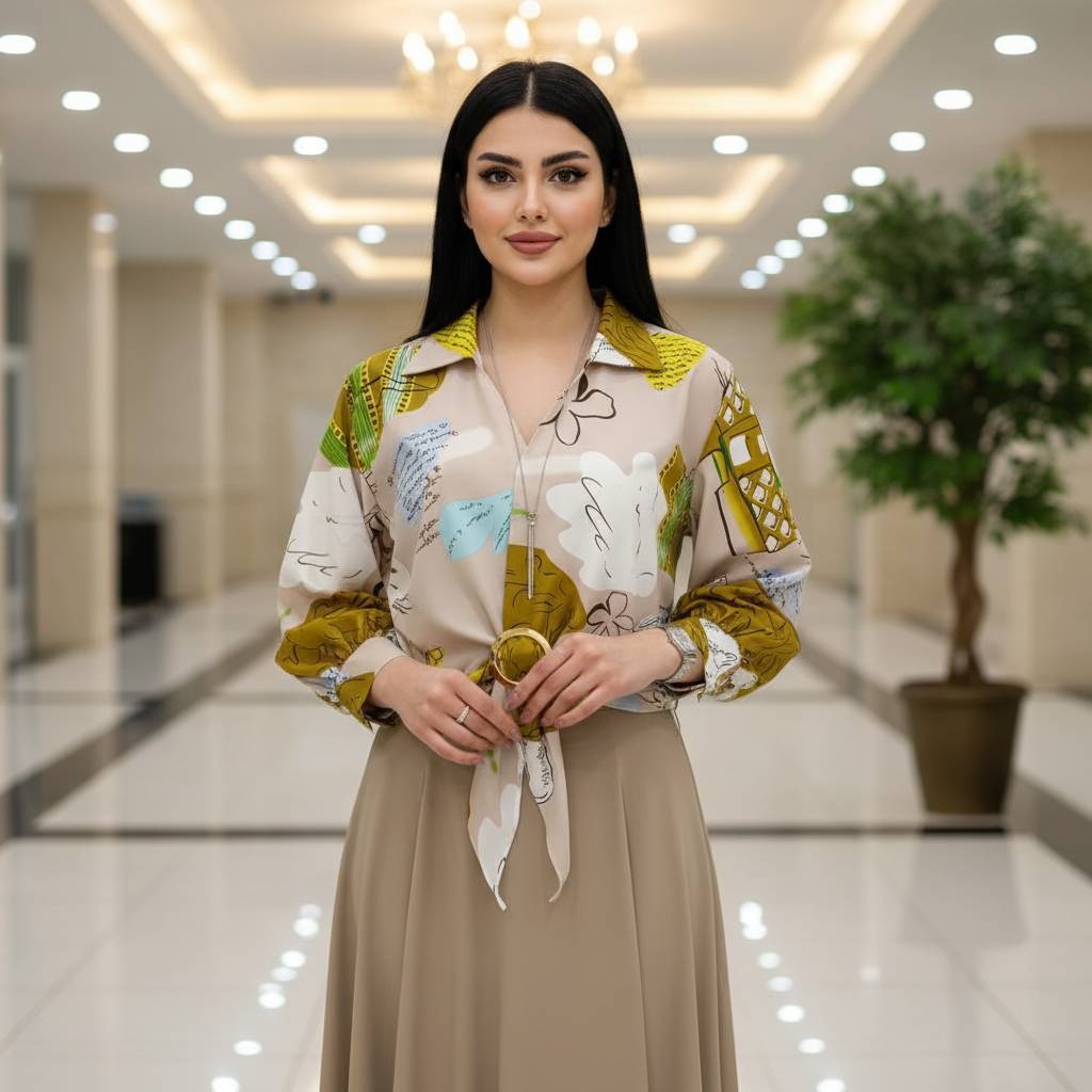 شومیز سگک دار الیزه پلاس خاص و دلبر بدون آبرفت وچروک شدن