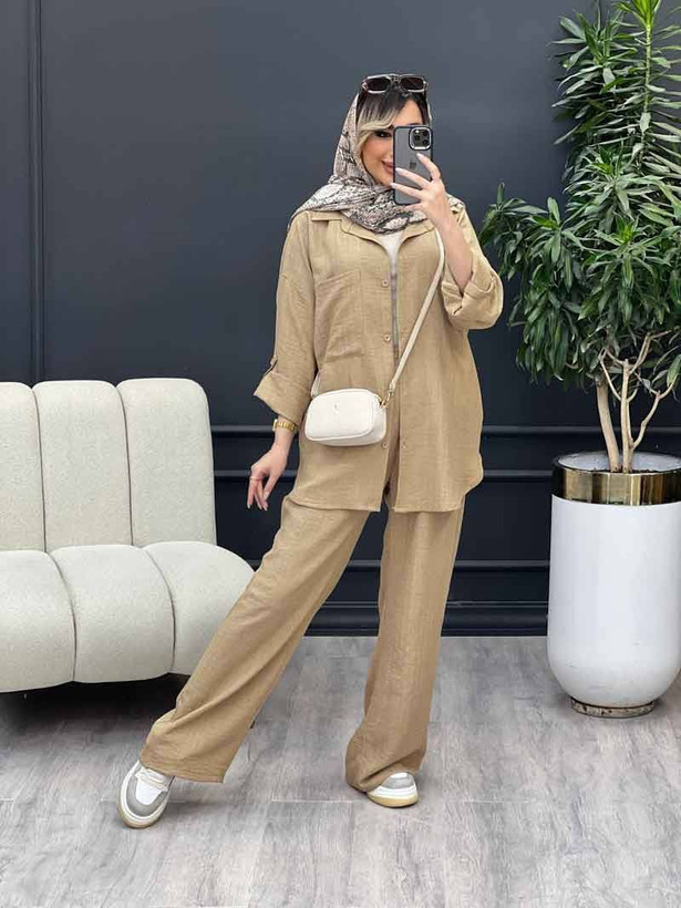 ست شومیزشلواربگ سوپر آیوا درجه یک فوق العاده خنک