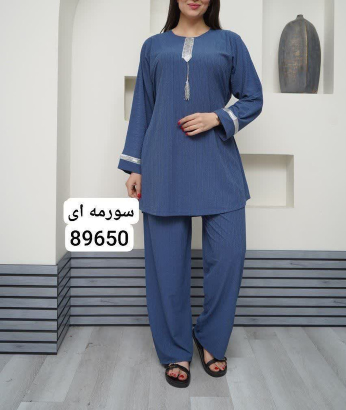 ست تونیک و شلوار 😍 کریشه اصل با قواره های عالی