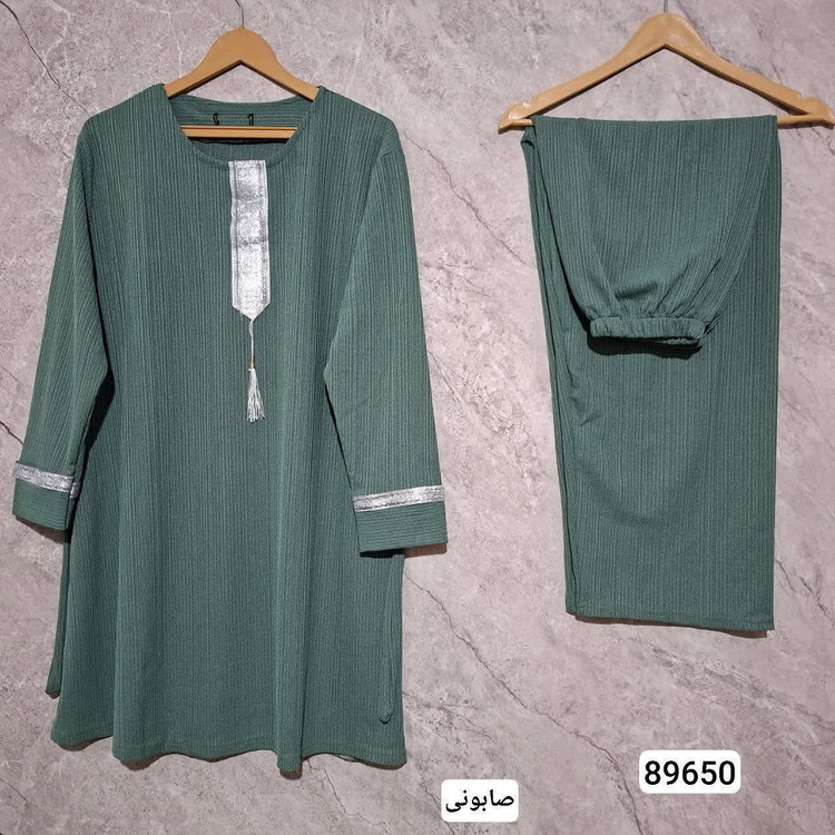 ست تونیک و شلوار 😍 کریشه اصل با قواره های عالی
