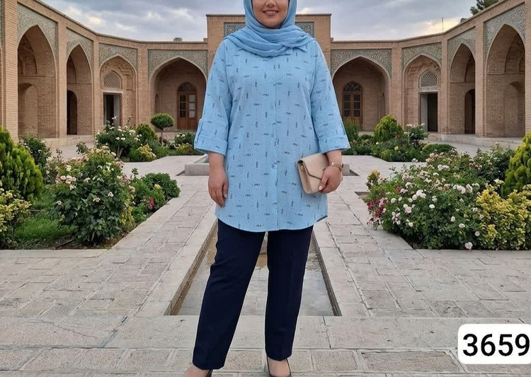 شومیز مانتویی خنکککک طرح دار😍 جگوار شاین دار ✅سبک و راحت ✅خنک و عالی ✅