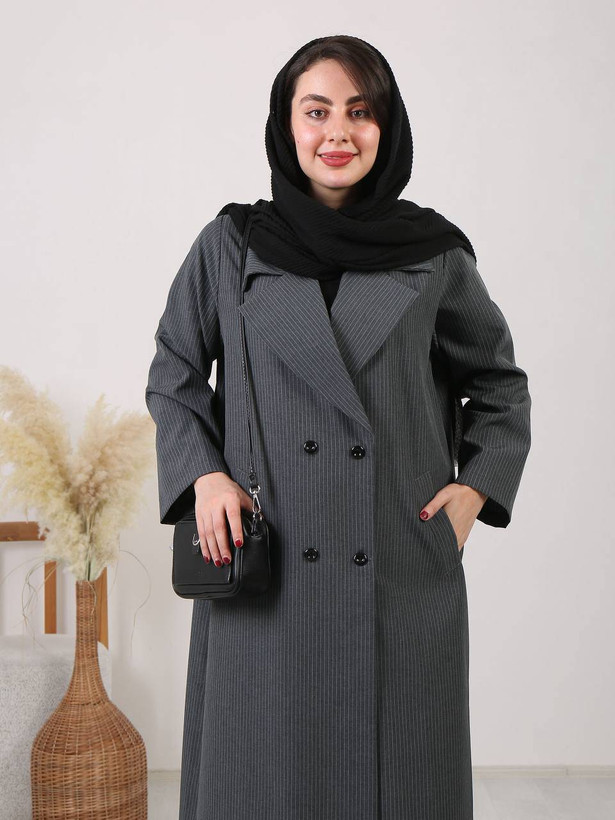 👚 مانتو بلند دیپلمات دانشجویی اداری رومزه