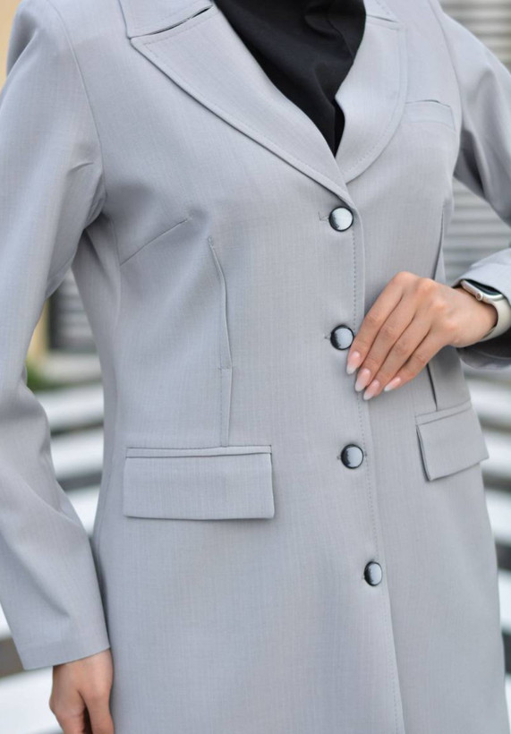 مانتو شلوار اداری آستردار روژان 👗: بزایاق ترک درجه یک دیپلمات