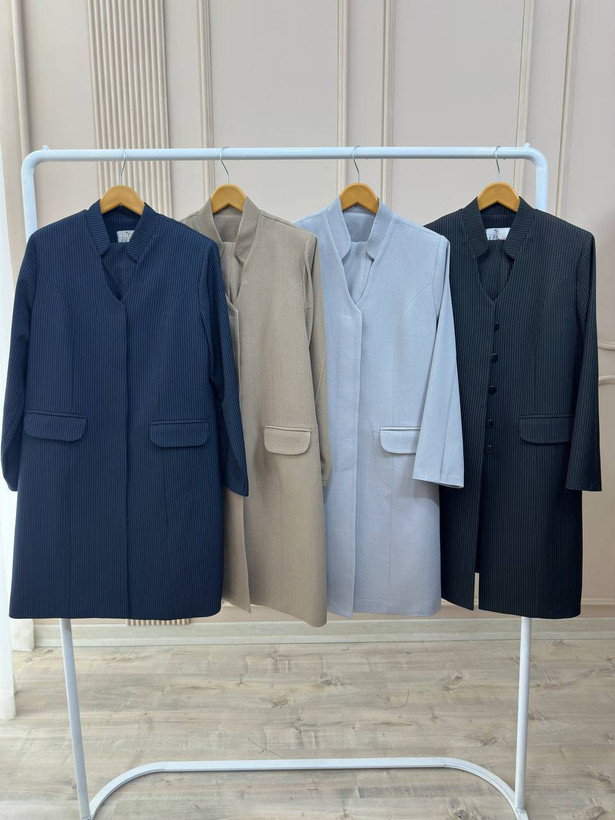 مانتو شلوار اداری آستردار درنا 👗بزایاق ترک درجه یک دیپلمات
