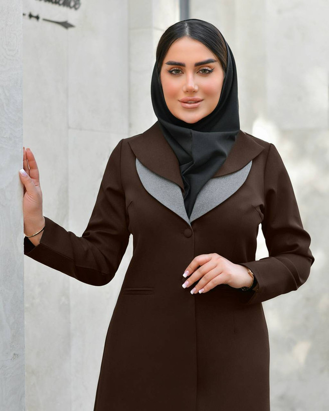 مانتو شلوار اداری تیسا 👗: فاستونی لایه کوبی شده