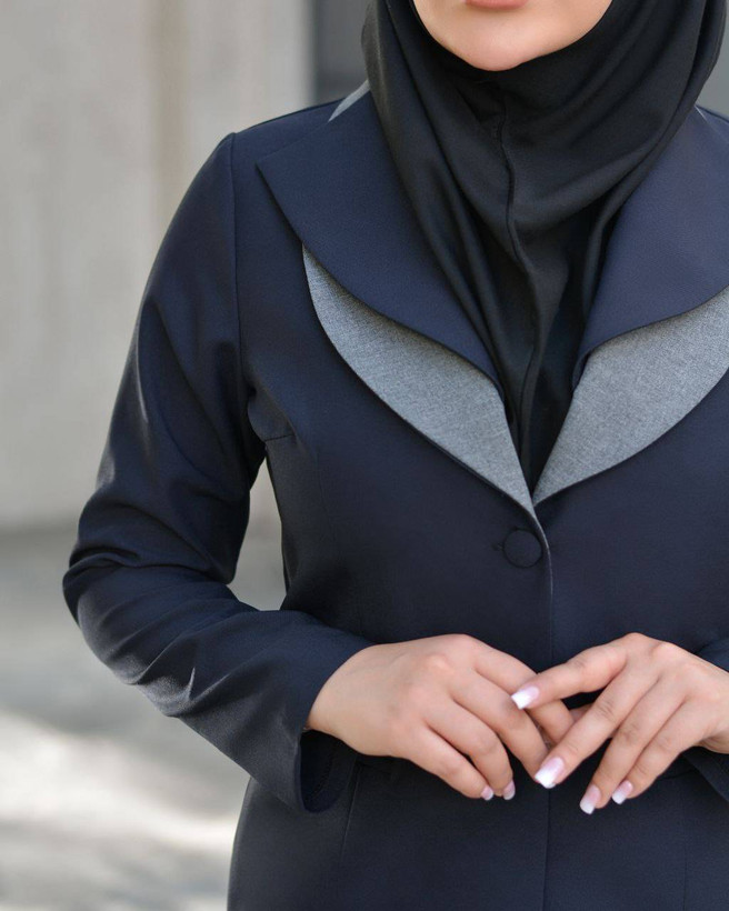 مانتو شلوار اداری تیسا 👗: فاستونی لایه کوبی شده