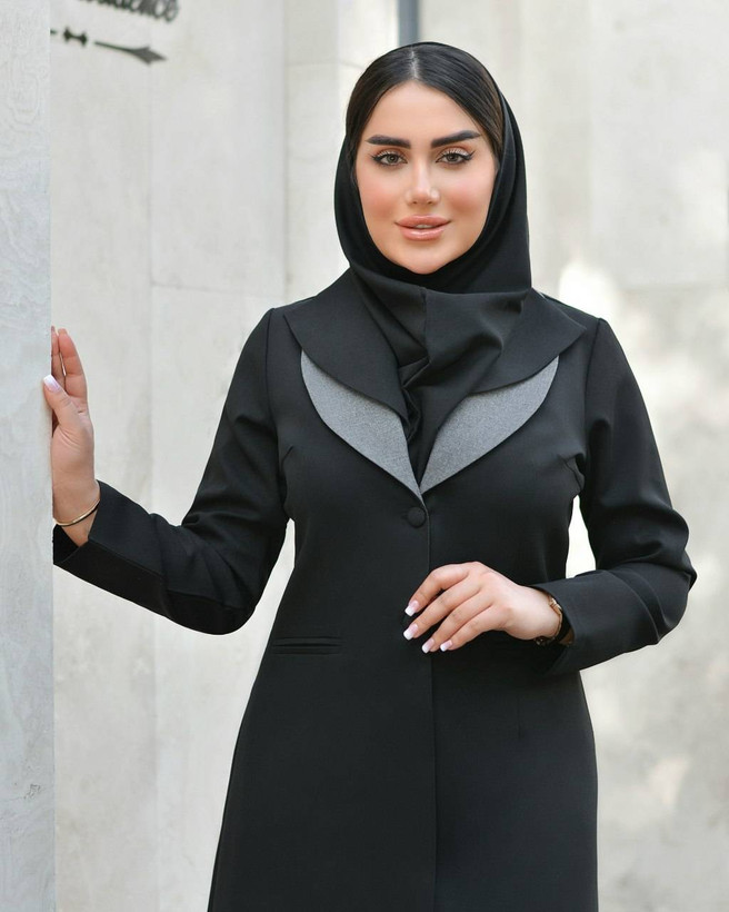 مانتو شلوار اداری تیسا 👗: فاستونی لایه کوبی شده