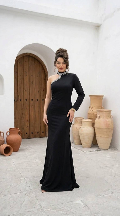 ماکسی مجلسی خرجکار لواشکی نگین اتریشی