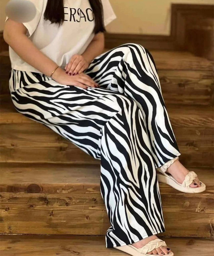 شلوار بگ طرحدار مازراتی تمنا 🌸💣💣💣 👗شلوار ترند و طرحدار باکیفیت عالی 😍😍😍