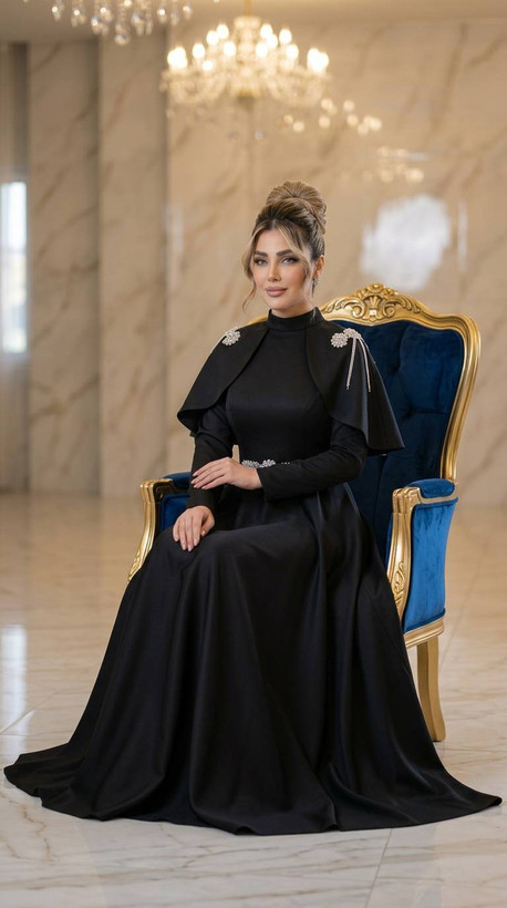 ماکسی مجلسی خرجکار سنگی دوخت شده 🧵 مازاراتی اعلا🤌