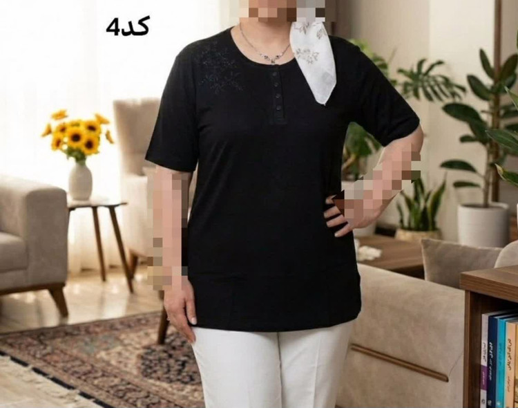 بلوز مجلسی در حد ترک ویسکوز صد در صد نگین کاری شده و گلدوزی شده پارچه نرم و لطیف