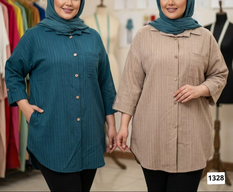 مانتو تک جیب 😍 ✅پارچه شانتون ژاگارد طرح زیپی
