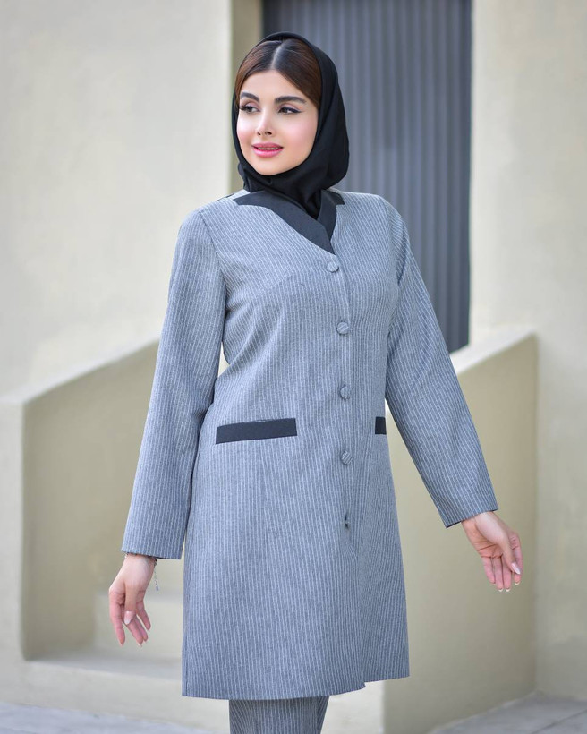 مانتو شلوار اداری رخساره دیپلمات پرشیا