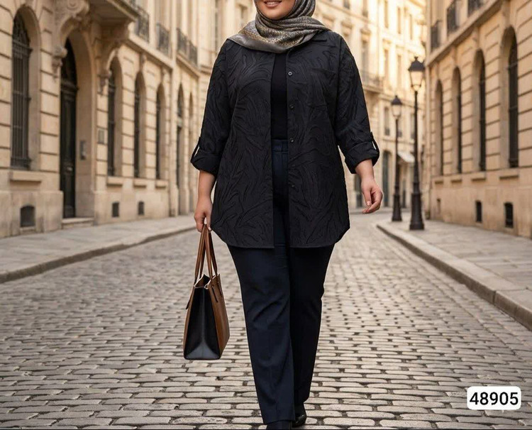 مانتو طرح دار 😍 ✅جنس پارچه کسمه ✅بسیار نرم و لطیف