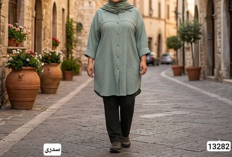 مانتو خنکککک 😍 ✅جنس پارچه ینزی پفکی ✅سبک و راحت ✅خنک و عالی