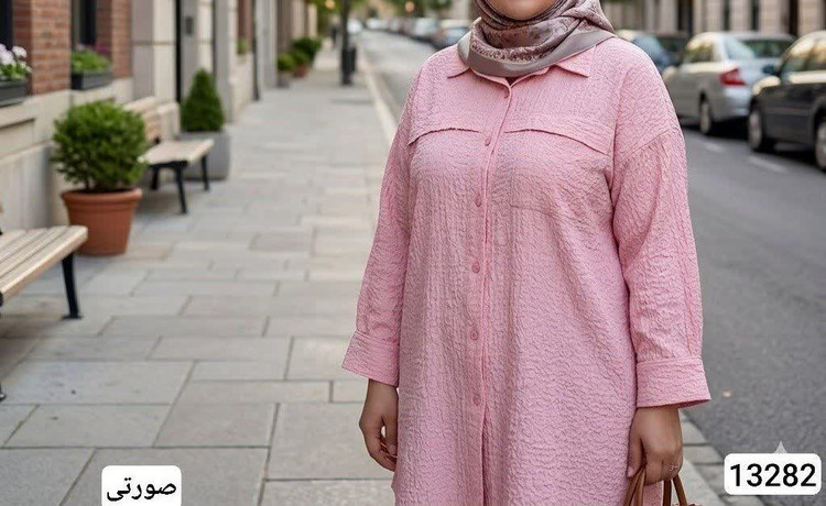 مانتو خنکککک 😍 ✅جنس پارچه ینزی پفکی ✅سبک و راحت ✅خنک و عالی