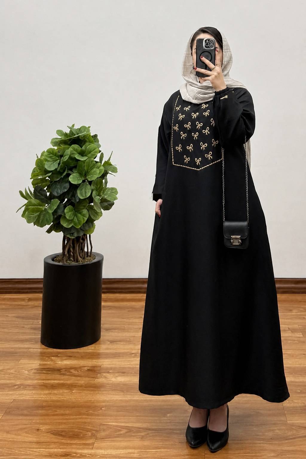 پیراهن گلدوزی شانتون