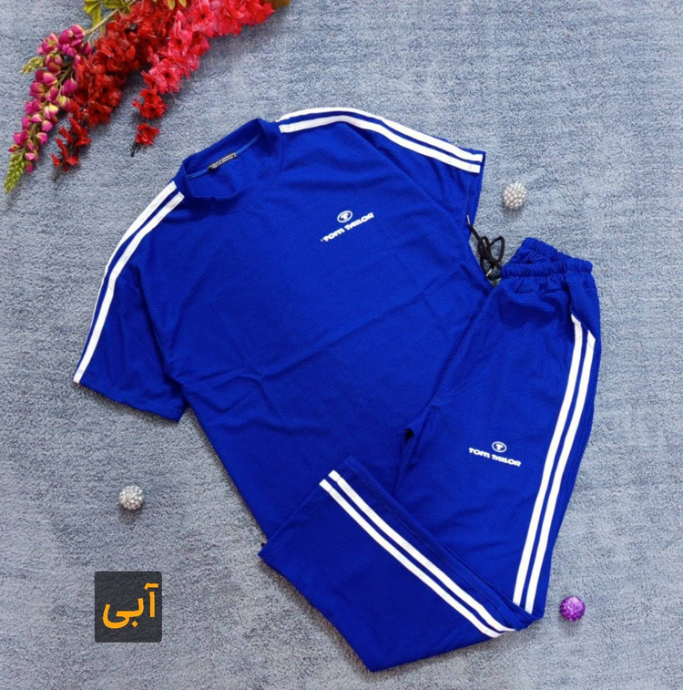 ست تیشرت شلوار بیسکوییتی طرح Tom TAILOR