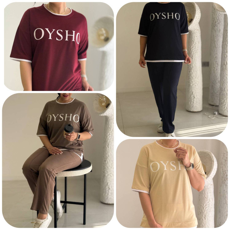 ست تیشرت شلوار OYSHO دورس چهارفصل