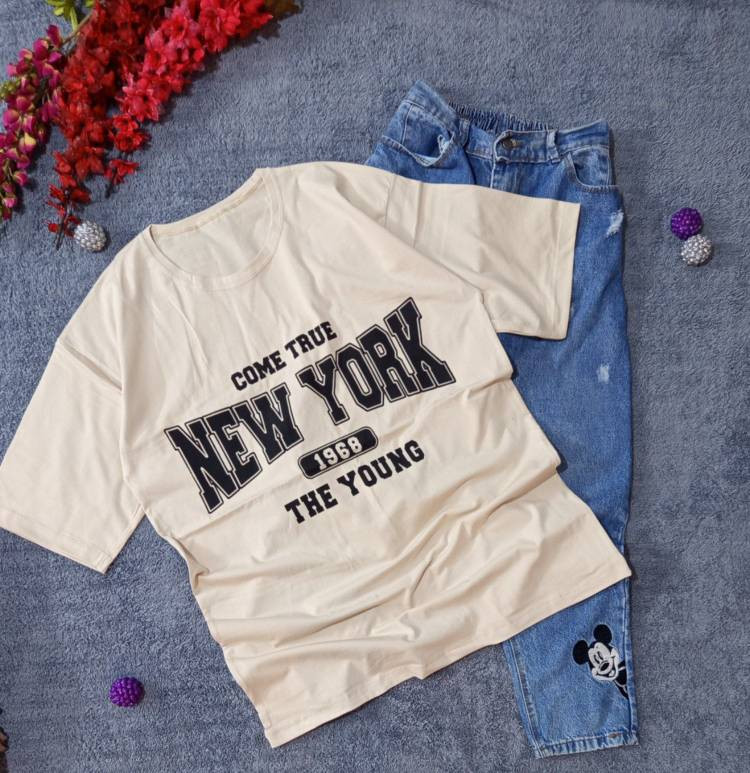 تیشرت اسپرت لانگ سوپر نخ پنبه NEW YORK