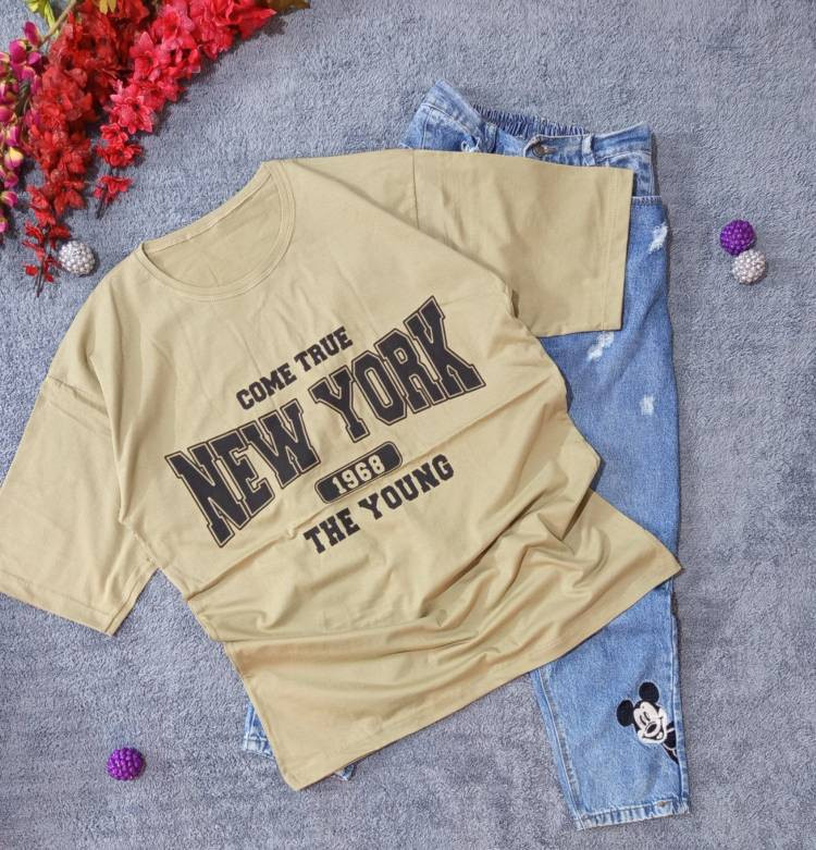 تیشرت اسپرت لانگ سوپر نخ پنبه NEW YORK