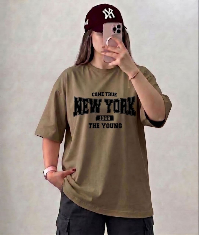تیشرت اسپرت لانگ سوپر نخ پنبه NEW YORK
