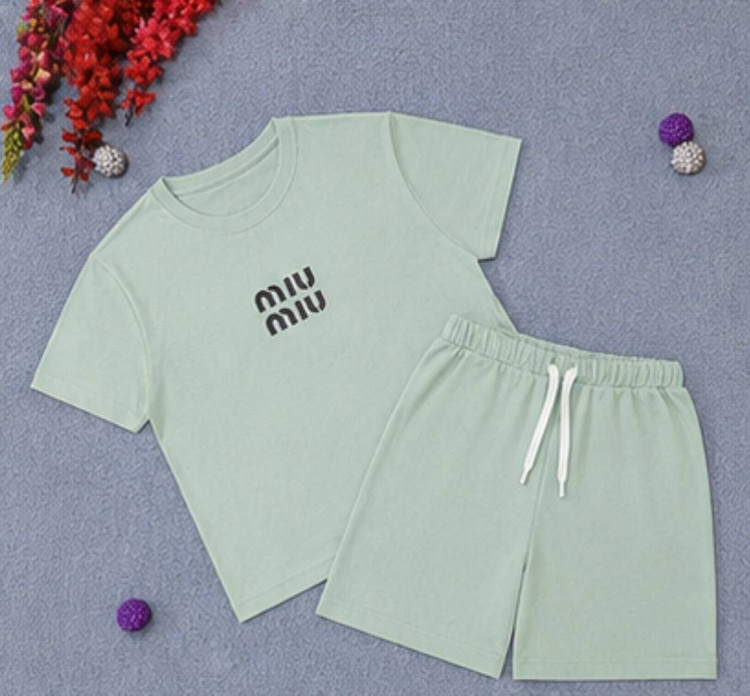 ست کراپ شورتک MIUMIUسوپر نخ پنبه کیفیت عالی